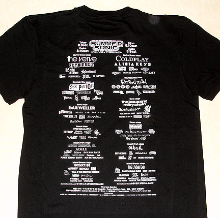 summer sonic t shirt